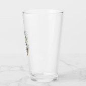 Monogram S - 16 oz glas (Links)