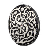 Monogram S Art Nieuwe Letter Dartbord (Voorkant Rechts)