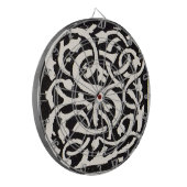 Monogram S Art Nieuwe Letter Dartbord (Voorkant Links)