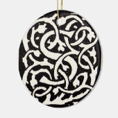 Monogram S Art Nieuwe Letter Keramisch Ornament (Links)