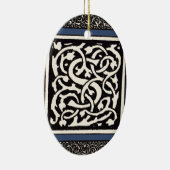  Monogram S Art Nieuwe Letter Keramisch Ornament (Rechts)