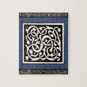  Monogram S Art Nieuwe Letter Legpuzzel (Verticaal)