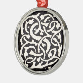  Monogram S Art Nieuwe Letter Metalen Ornament (Links)