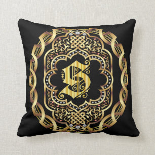 Monogram S BELANGRIJK Lees over ontwerp Kussen