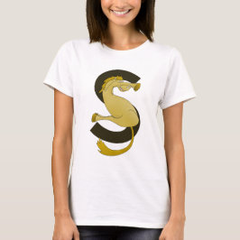 Monogram S Funny Pony Gepersonaliseerd T-shirt