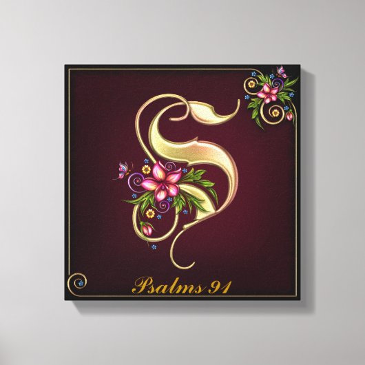 Monogram S Premium - omgepakt Canvas (gloss) (Voorkant)