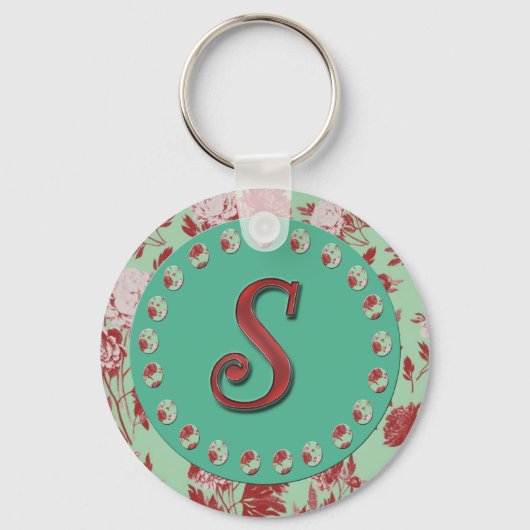 Monogram S Sleutelhanger (Voorkant)