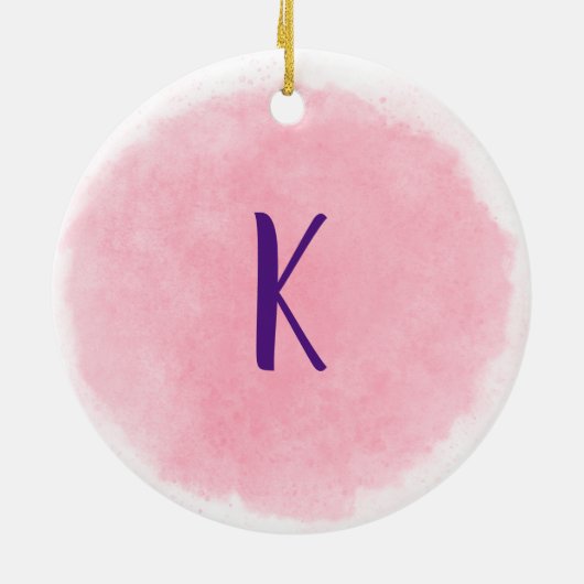 Monogram 's werelds beste kachelaar keramisch ornament (Achterkant)