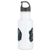 Monogram 's werelds beste papa citaat typografie waterfles  (Achterkant)