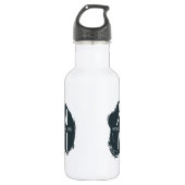 Monogram 's werelds beste papa citaat typografie waterfles  (Voorkant)