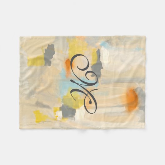 Monogram | Sacred II Fleece Deken (Voorkant (Horizontaal))