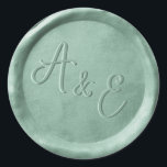Monogram Sage Green Wedding Wax Seal Stickers<br><div class="desc">Monogram Sage Green Wedding Wax Seal Stickers</div>
