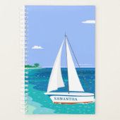 Monogram Sailboot Ocean Seaview 5.5x8.5 Planner (Voorkant)