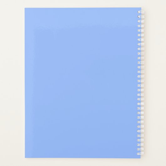 Monogram Sailboot Ocean Seaview 8.5x11 Planner (Achterkant)