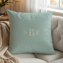 Monogram Salie Groen Boho Modern Aardetinten Decor