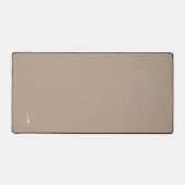 Monogram, salon, minimalistisch beige-bruin bureaumat (Voorkant)