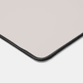 Monogram, salon, minimalistisch beige-grijs bureaumat (Hoek)