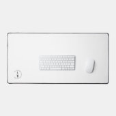 Monogram, salon, minimalistisch wit bureaumat (Keyboard & Muis)