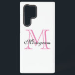Monogram Samsung Galaxy Hoesje<br><div class="desc">Monogram Samsung Galaxy S22 Ultra Hoesje</div>