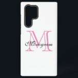 Monogram Samsung Galaxy Hoesje<br><div class="desc">Monogram Samsung Galaxy S22 Ultra Hoesje</div>