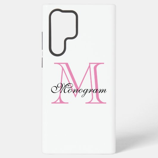 Monogram Samsung Galaxy Hoesje (Achterkant)