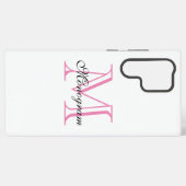 Monogram Samsung Galaxy Hoesje (Achterkant horizontaal)