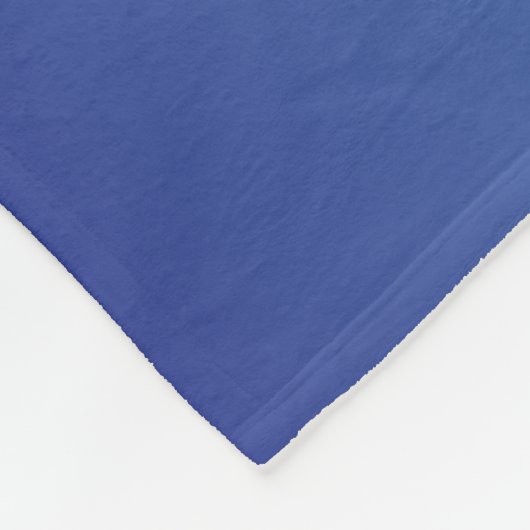 Monogram Sapphire Blue Ruby Red Valentijn Foto Fleece Deken (Hoek)