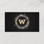 Monogram | Schaakstukken | Schaakbord Visitekaartje (Voorkant)