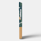 Monogram schattig klassiek paddenstoelenpatroon Gr Case-Mate iPhone Case (Achterkant / Links)