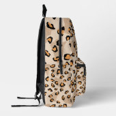 Monogram schattig stijlvol wild Cheetah patroon Bedrukte Rugzak (Links)