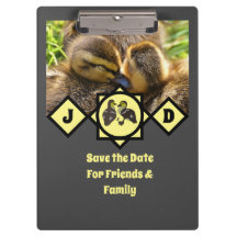 Monogram schattige Twin Ducklings