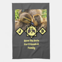 Monogram schattige Twin Ducklings