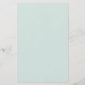 Monogram schattige waterverf tropische bladeren 02 briefpapier (Achterkant)