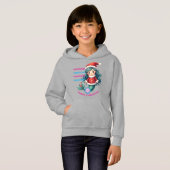 Monogram Schattigee kleine zeemeermin viert kerst (Voorkant volledig)