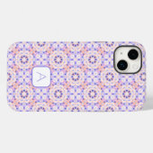 Monogram Schattigee Paarse Roze Magische Ster Mei Case-Mate iPhone Case (Achterkant (horizontaal))
