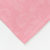 Monogram Schattigee Retro Flowers Cartoon Stijl Ol Fleece Deken (Hoek)