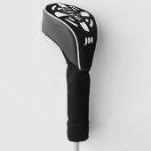 Monogram, Schedel Piloot & Vliegtuig Propeller, Mi Golfheadcover (Schuin)