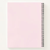 Monogram Schetsboek Roze Notitieboek (Achterkant)