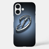 Monogram Schijnwerper Achtergrond Case-Mate iPhone Case (Achterkant)