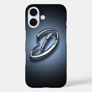 Monogram Schijnwerper Achtergrond iPhone 16 Hoesje