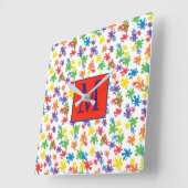 Monogram schilderplaatje vierkante klok (Hoek)