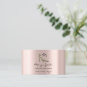 Monogram schoeisel Roos Gold Heels Logo Winkel QR- Visitekaartje (Staand voorkant)