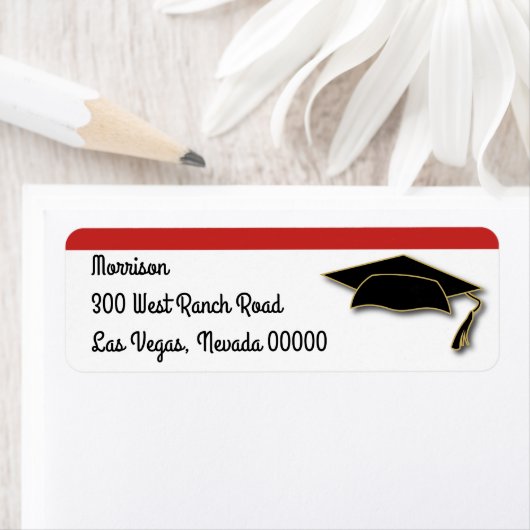 Monogram schoolkleurvak etiket (Insitu)