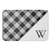 Monogram Schotse ruit  Badmat (Voorkant)