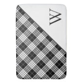 Monogram Schotse ruit  Badmat (Voorkant Verticaal)