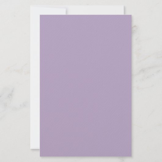 Monogram schrijfpapier met eucalyptus - lavender briefpapier (Achterkant)
