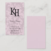 Monogram schuifwiel contactkaartje (Voorkant / Achterkant)