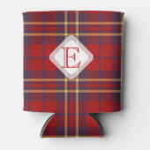 Monogram, Scottish Highland clan red plaid tartan: Blikjeskoeler (Voorkant)