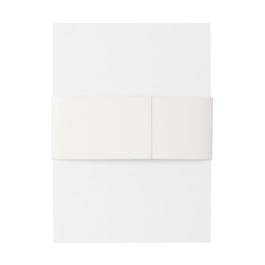 Monogram Script Ampersand Elegant Uitnodigingen Wikkel (Achterkant Voorbeeld)