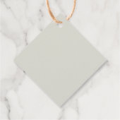 Monogram-script bruiloft bedankjes labels (Achterkant)